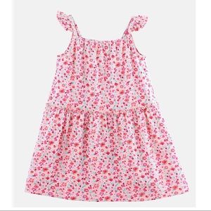 Ditsy Floral A-line Floral Sleeveless Dress